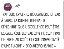 Tablet Screenshot of cuisineitinerante.com